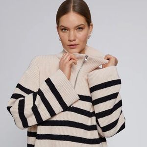 & Other Stories Half-Zip Sweater